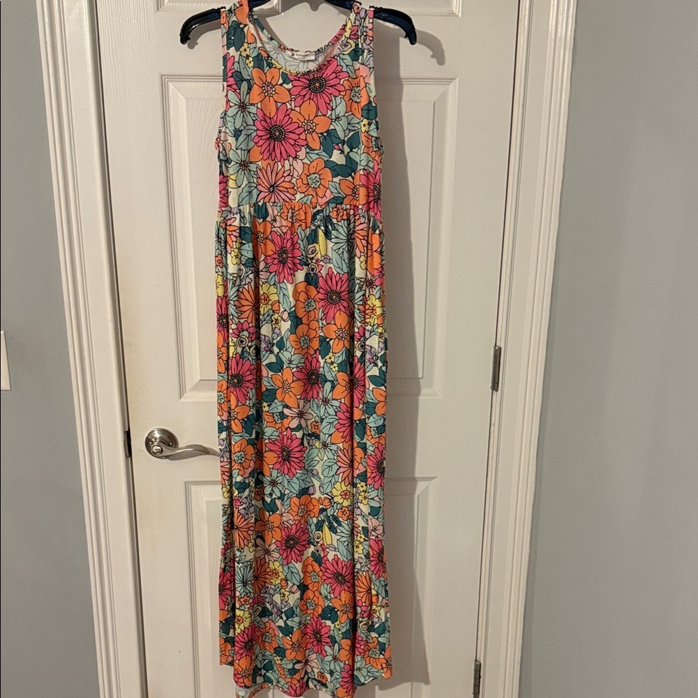 Floral Maxi Dress - Multicolor